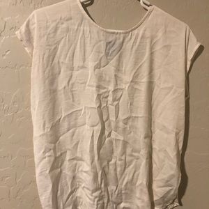 Off white sheer shirt